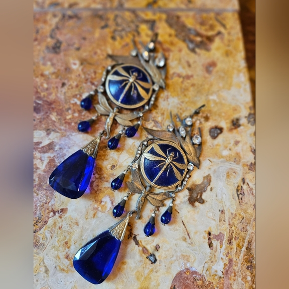 Vintage Czech Glass Earrings